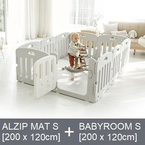 ALZIP MAT SILION ECO S[200cmx120cm] + BABY ROOM BASIC 10P S[200cmx120cm] SET - Babyhouse Australia