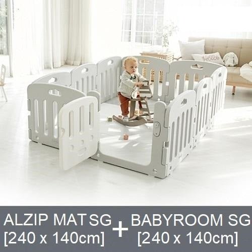 ALZIP MAT SILION ECO SG[240cmx140cm] + BABY ROOM BASIC 12P SG[240cmx140cm] SET - Babyhouse Australia
