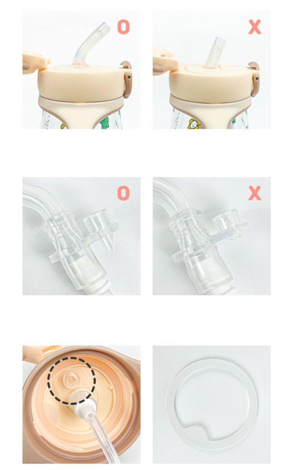 Ubmom Tritan daily one touch straw cup refill set Babyhouse Australia