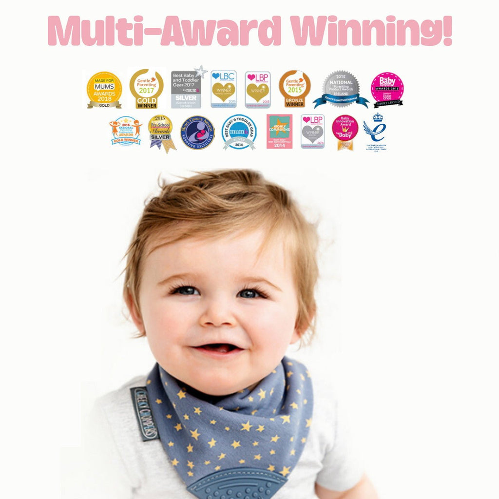 Cheeky Chompers Comfortchew - Polka Dot Pink - Babyhouse Australia