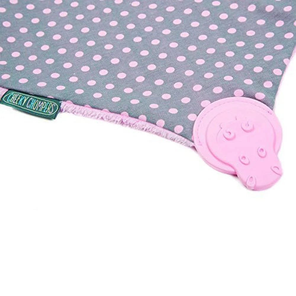 Cheeky Chompers Comfortchew - Polka Dot Pink - Babyhouse Australia