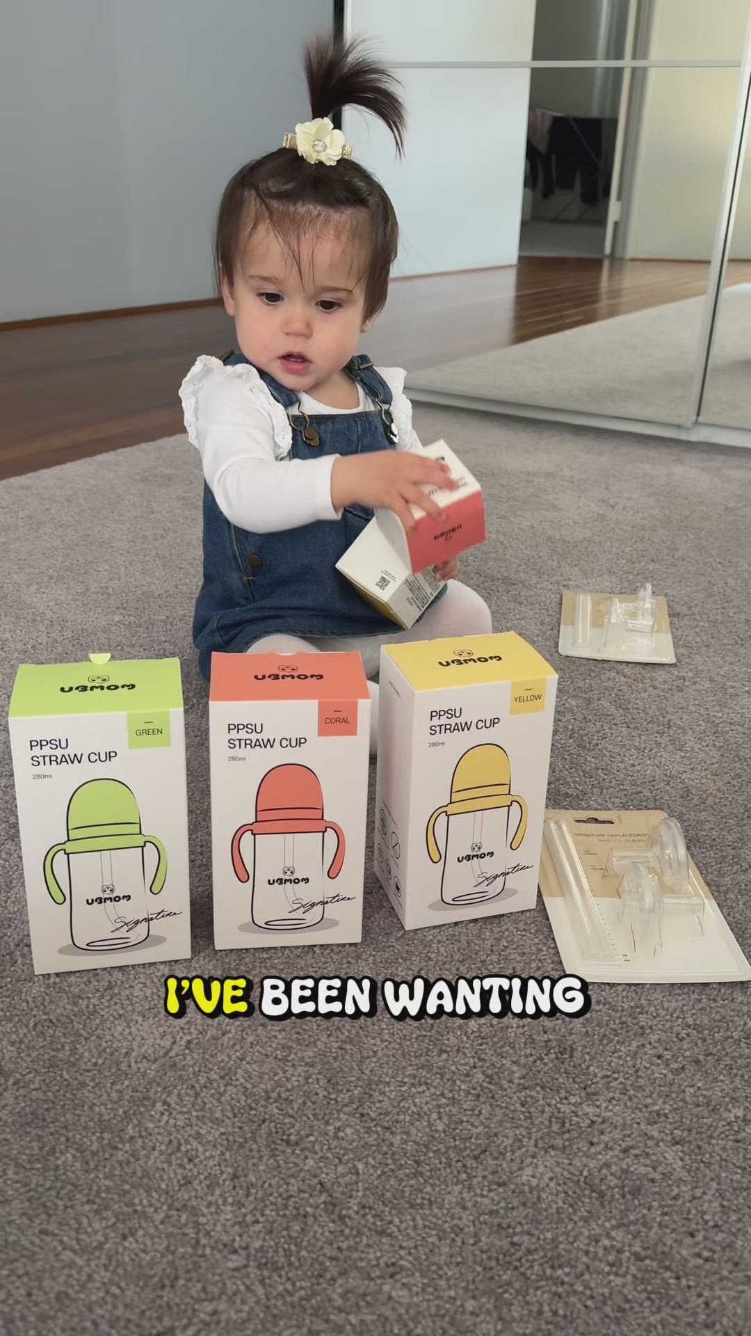 UBMOM Signature PPSU Straw Cup [280ml] + Replacement Straw