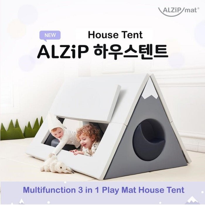 ALZIP MAT HOUSE TENT - TRIANGULAR PILLAR + ROOF - Babyhouse Australia