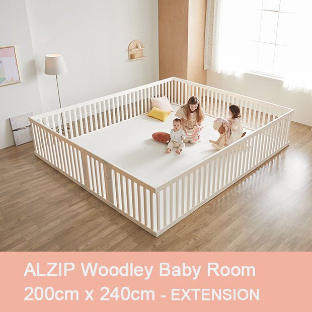ALZIP Woodly Baby Room EXTENSION 12P S2[200cmx240cm] - Babyhouse Australia