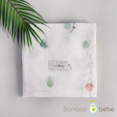 Bamboo Gauze Baby Blanket [Basic Pattern] - Babyhouse Australia