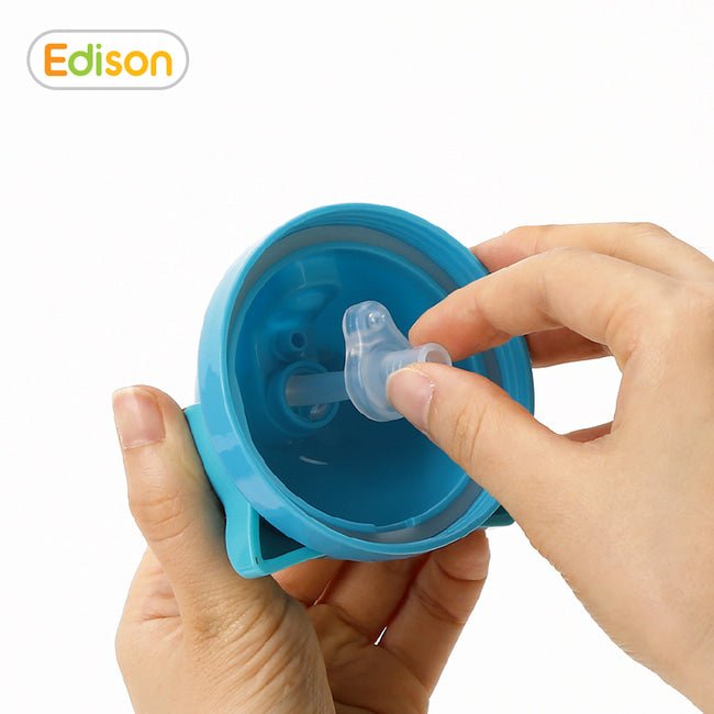 Edison No-Spill Silicone Straw Set [127mm/180mm] - Babyhouse Australia