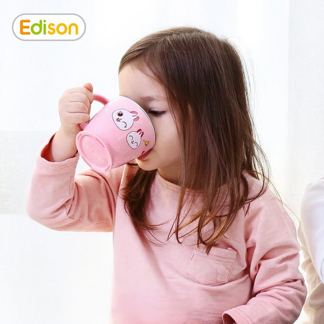 Edison Non-Slip Stainless Single Handle Cup 240ml - Babyhouse Australia