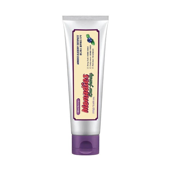 Mongdies Kids Toothpaste Blueberry Ages 4years + [100g] - Babyhouse Australia