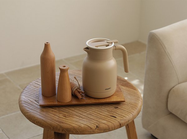 Mosh Latte Table Pot 1.3L - Mocha - Babyhouse Australia